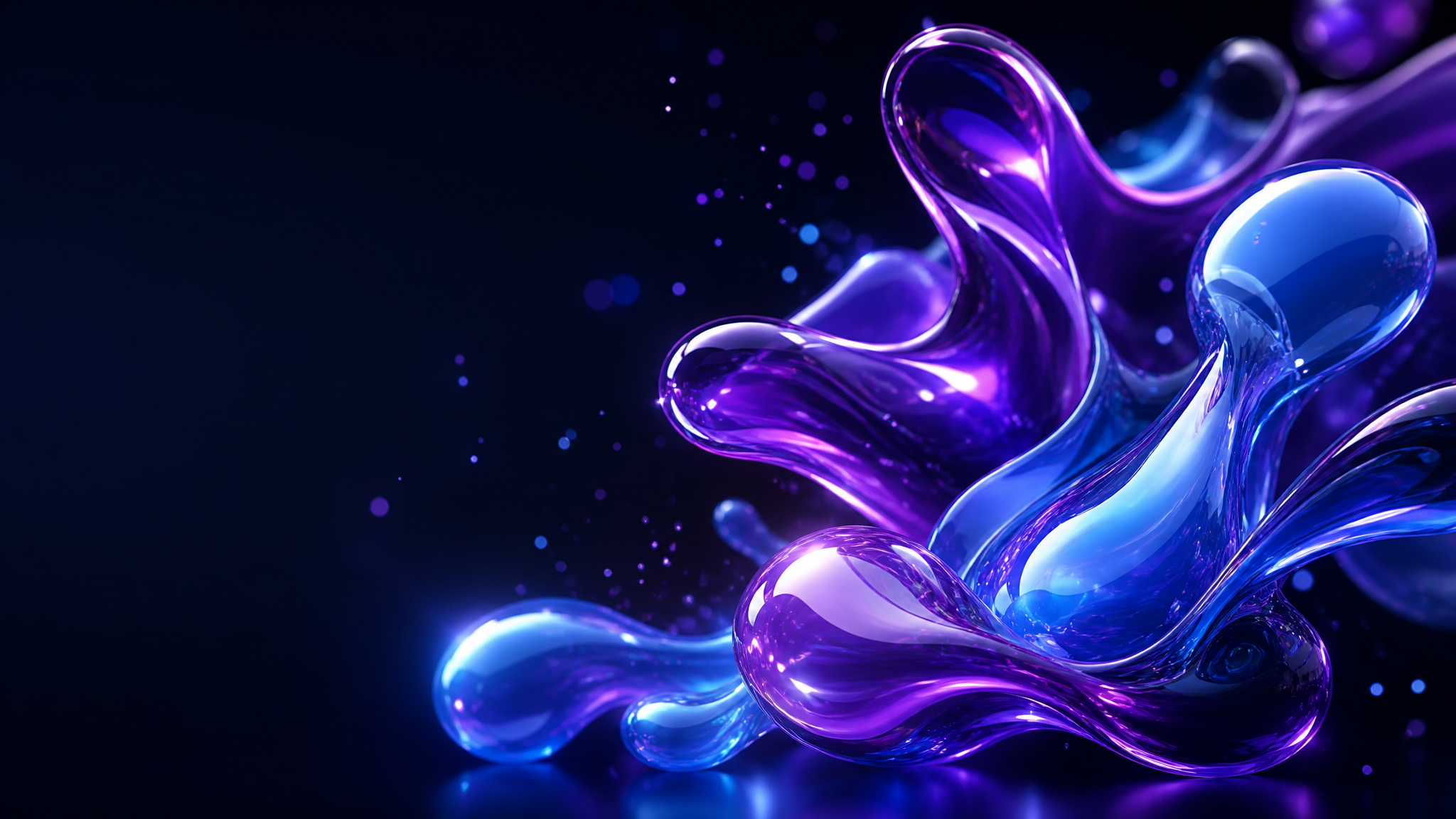 Abstract 3D shapes background